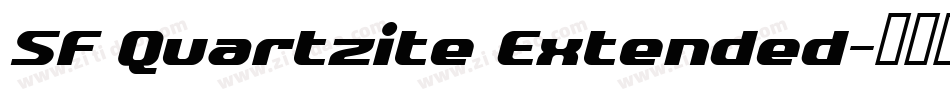 SF Quartzite Extended字体转换